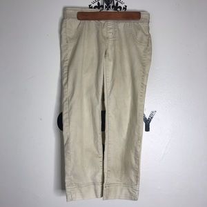 Free People | Tan Stretchy Straight Leg Pants